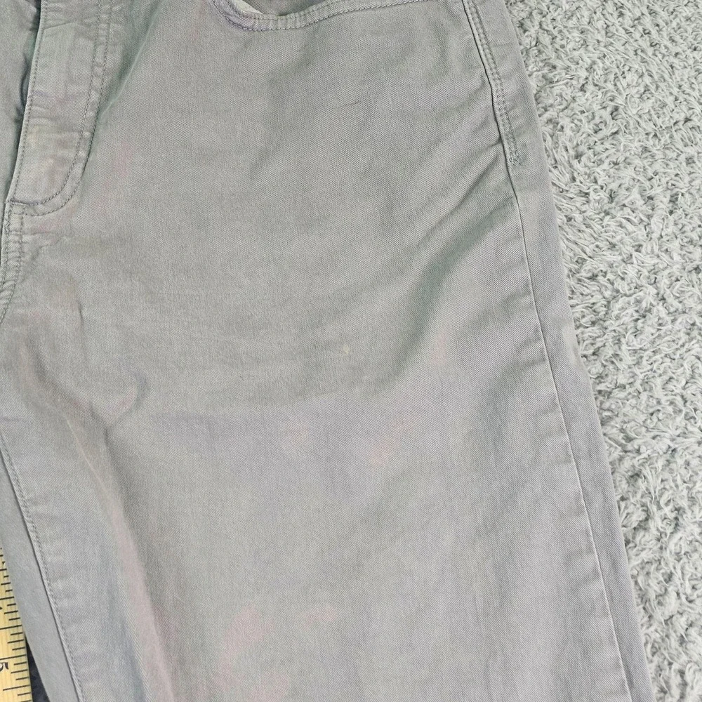 Flint And Tinder Pants Mens 33x34 Gray Chino 5 Pocket Tapered Fit Stretch Casual